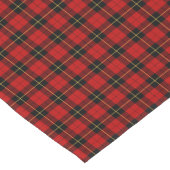 Clan Wallace Rood en Zwart Schots Tartan Korte Tafelloper (Hoek)