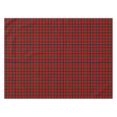 Clan Wallace Rood en Zwart Schots Tartan Tafelkleed (Voorkant (Horizontaal))