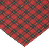 Clan Wallace Rood en Zwart Schots Tartan Tafelkleed (Gekanteld)