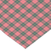 Clan Wallace Roze en Donkergroen Verweerde Tartan Korte Tafelloper (Hoek)