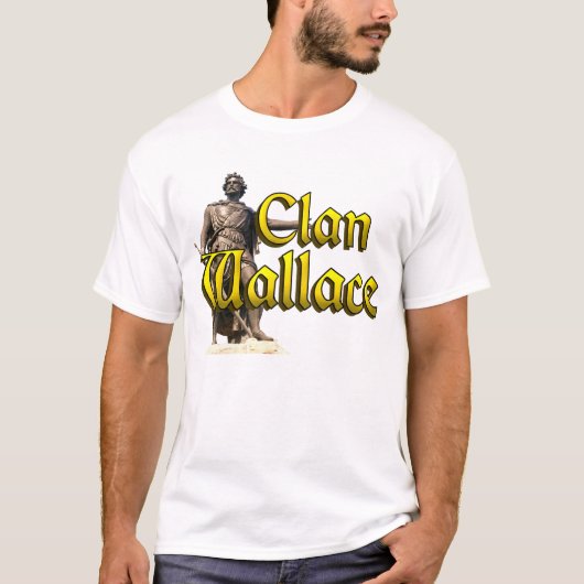 Clan Wallace Schotse vrijheidsshirt T-shirt (Voorkant)