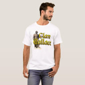 Clan Wallace Schotse vrijheidsshirt T-shirt (Voorkant volledig)