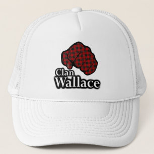 Clan Wallace Scotland Proud Tartan Fist Trucker Pet