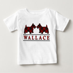 Clan Wallace Scottie Dogs Scottish Clan Tartan