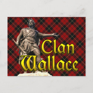 Clan Wallace Scottish Freedom Briefkaart