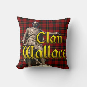 Clan Wallace Scottish Freedom Kussen