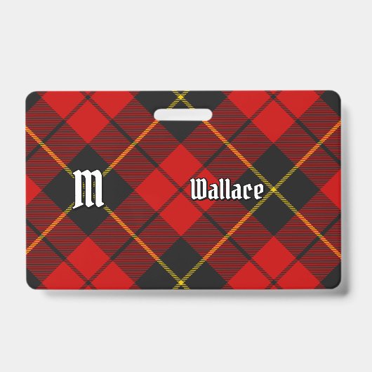 Clan Wallace Tartan Badge (Voorkant)