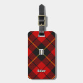 Clan Wallace Tartan Bagagelabel (Voorkant verticaal)