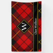 Clan Wallace Tartan Banner (Verticaal)