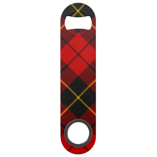 Clan Wallace Tartan Bar Key Speed Flessenopener (Achterkant)