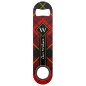 Clan Wallace Tartan Bar Key Speed Flessenopener (Voorkant)