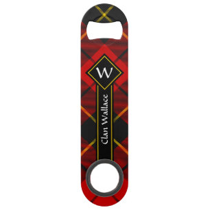 Clan Wallace Tartan Bar Key Speed Flessenopener