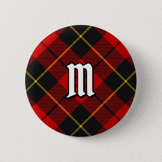 Clan Wallace Tartan Button (Voorkant)