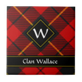 Clan Wallace Tartan Ceramic Tile Tegeltje (Voorkant)
