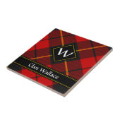 Clan Wallace Tartan Ceramic Tile Tegeltje (Zijkant)