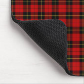 Clan Wallace Tartan Classic Rood Schots Plaid Muismat (Hoek)