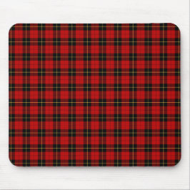 Clan Wallace Tartan Classic Rood Schots Plaid Muismat