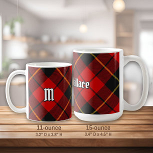Clan Wallace Tartan Coffee Mok