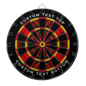 Clan Wallace Tartan Dart Board Dartbord (Voorkant)