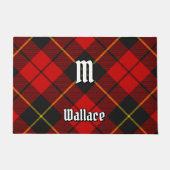 Clan Wallace Tartan Doormat Deurmat (Voorkant)
