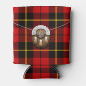 Clan Wallace Tartan en Sporran Blikjeskoeler (Voorkant)