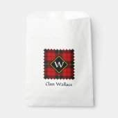 Clan Wallace Tartan Favor Bag Bedankzakje (Voorkant)