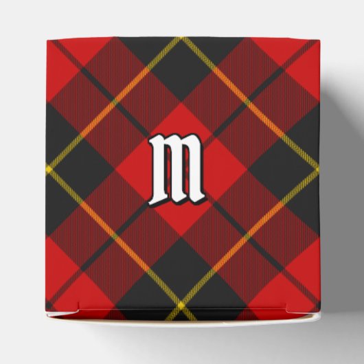 Clan Wallace Tartan Favor Box Bedankdoosjes (Bovenkant)