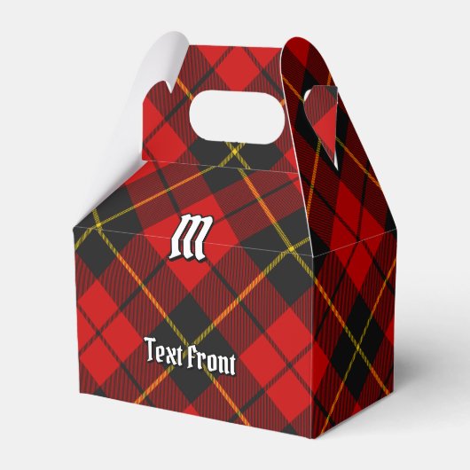 Clan Wallace Tartan Favor Box Bedankdoosjes (Voorkant Zijde)