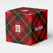 Clan Wallace Tartan Favor Box Bedankdoosjes (Voorkant Zijde)