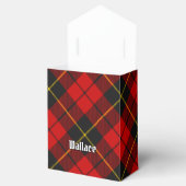 Clan Wallace Tartan Favor Box Bedankdoosjes (Geopend)