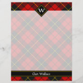 Clan Wallace Tartan Flyer (Achterkant)