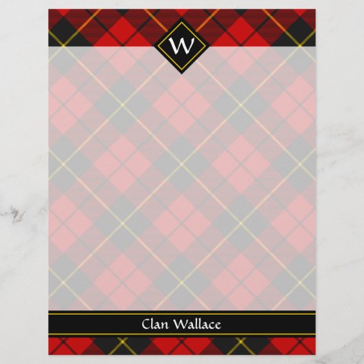 Clan Wallace Tartan Flyer (Achterkant)