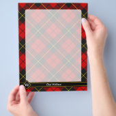 Clan Wallace Tartan Flyer (Hand)