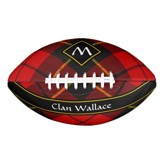 Clan Wallace Tartan Football (Voorkant)