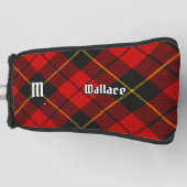 Clan Wallace Tartan Golf Head Hoesje Golfheadcover (Voorkant)