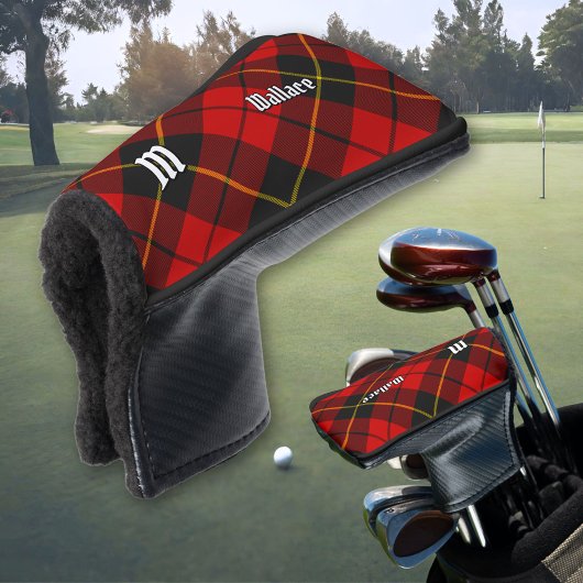 Clan Wallace Tartan Golf Head Hoesje Golfheadcover