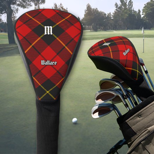 Clan Wallace Tartan Golf Head Hoesje Golfheadcover