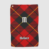 Clan Wallace Tartan Golf Towel Golfhanddoek (Voorkant)