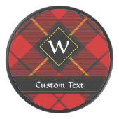 Clan Wallace Tartan Hockey Puck (Voorkant)