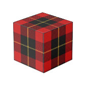 Clan Wallace Tartan House Blessing Kubus (Achter hoekig)