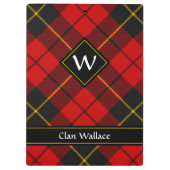 Clan Wallace Tartan Klembord (Achterkant)