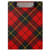 Clan Wallace Tartan Klembord (Voorkant)