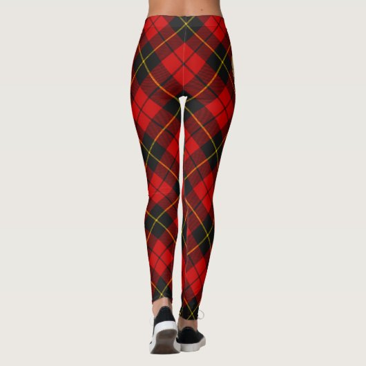 Clan Wallace Tartan Leggings (Achterkant)