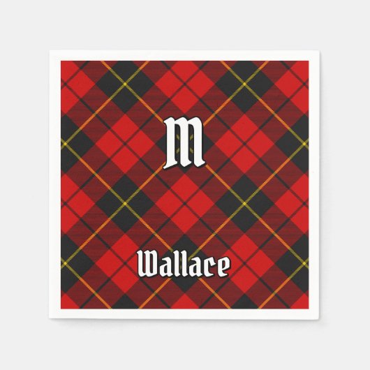 Clan Wallace Tartan Napkins Servet (Voorkant)