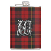 Clan Wallace Tartan Old Scotland Flask Heupfles (Voorkant)