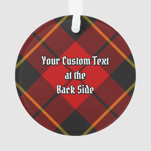 Clan Wallace Tartan Ornament (achterkant)
