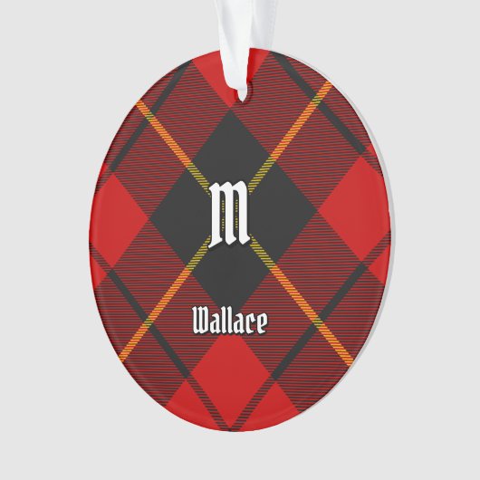 Clan Wallace Tartan Ornament (voorkant)
