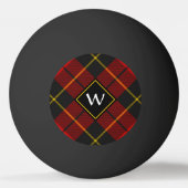 Clan Wallace Tartan Ping Pong Ball (Voorkant)