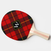 Clan Wallace Tartan Ping Pong Paddle Tafeltennisbatje (Zijkant)