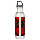 Clan Wallace Tartan Roestvrij stalen flesje Waterfles (Achterkant)